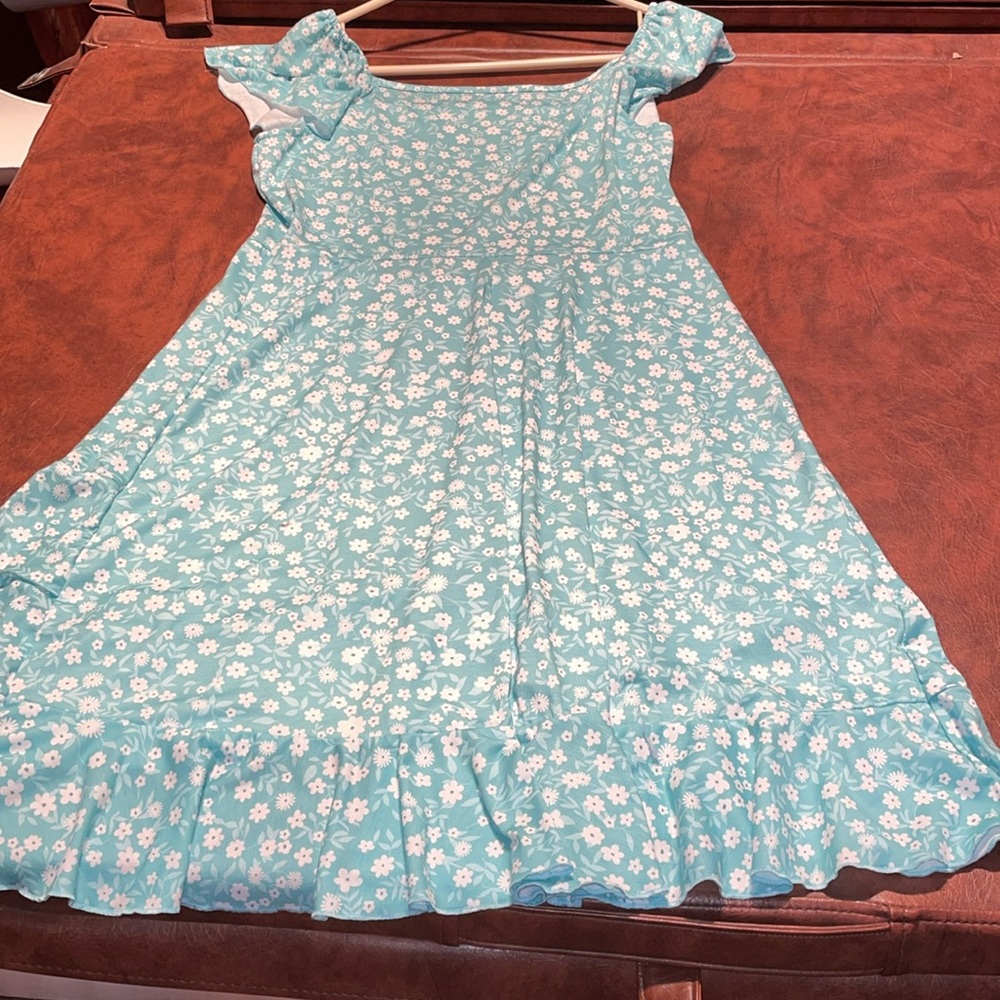 Blue floral dress - Picture 4 of 4